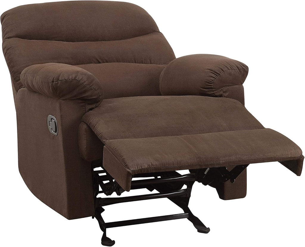 Chocolate Microfiber Recliner Q154