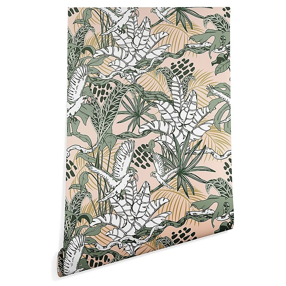 Green Peel & Stick Wallpaper R45461