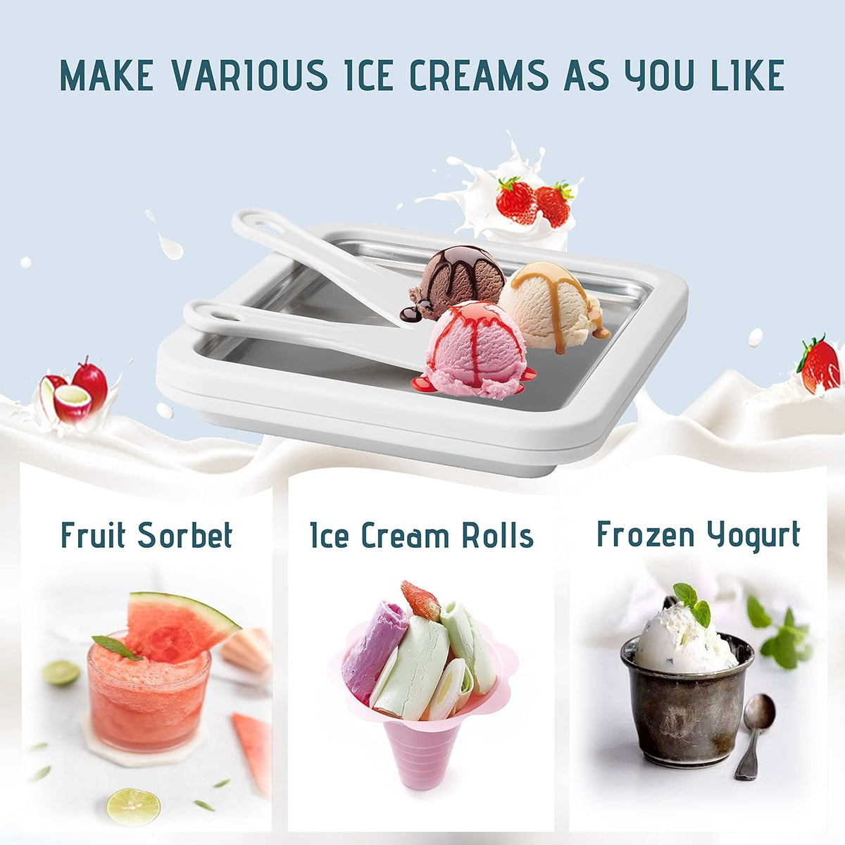 Rolled Ice Cream Maker Machine C68733