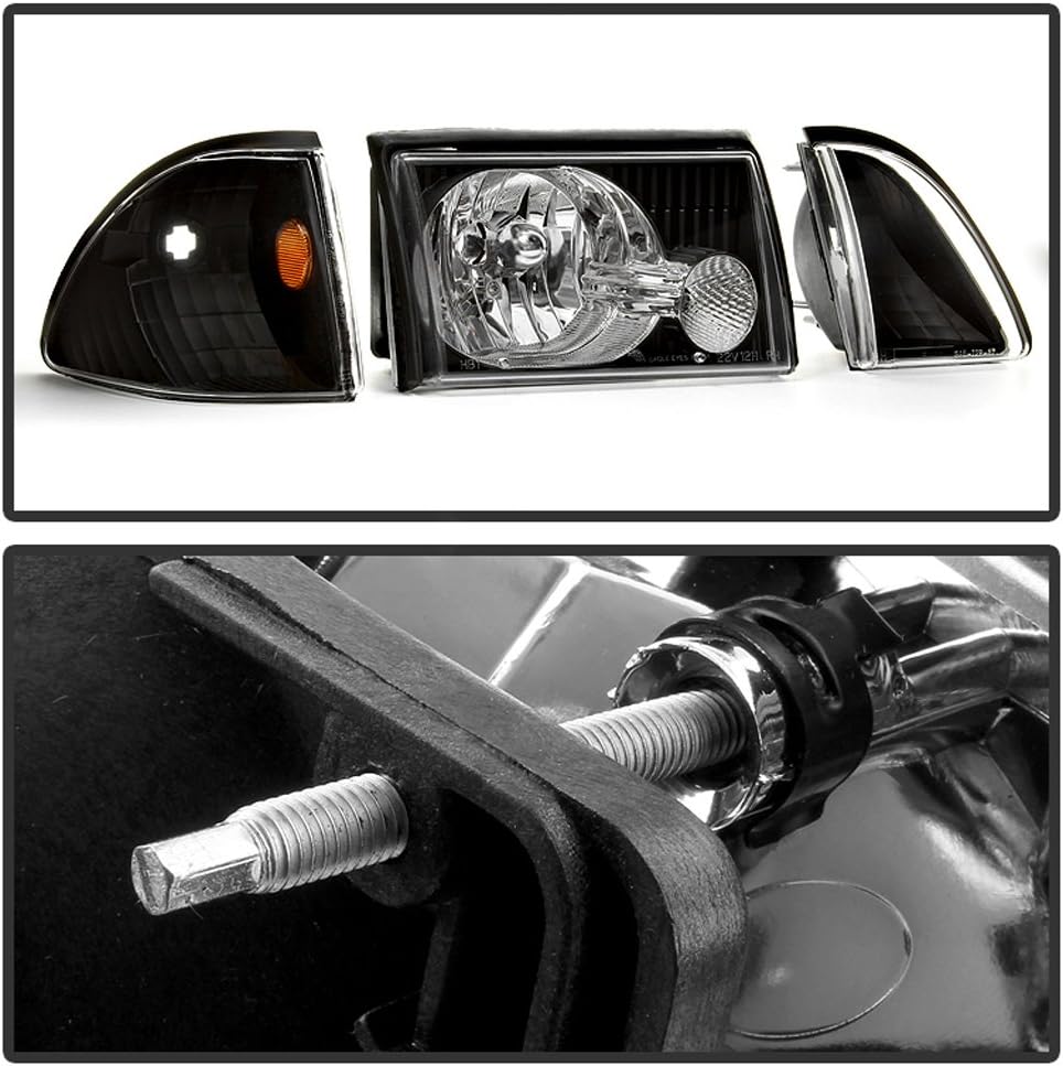Black Headlights with Corner Signal Lights Set C934240
