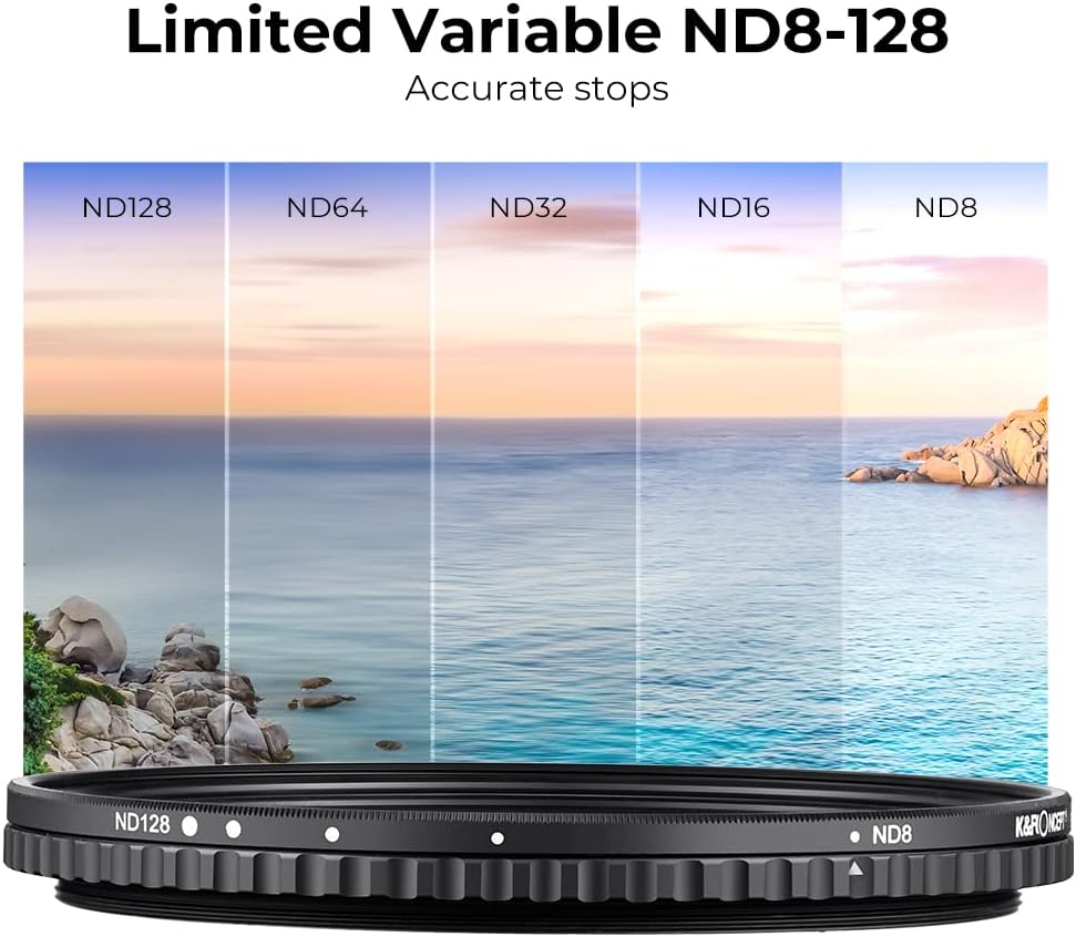 55mm Variable ND Filter ND8-ND128 3-7 Stop L897230