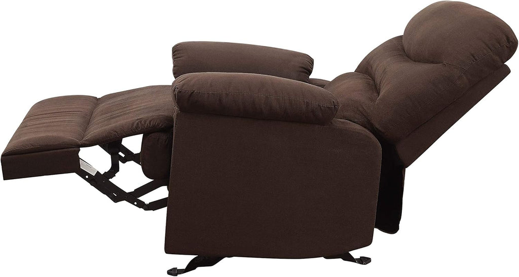 Chocolate Microfiber Recliner Q154