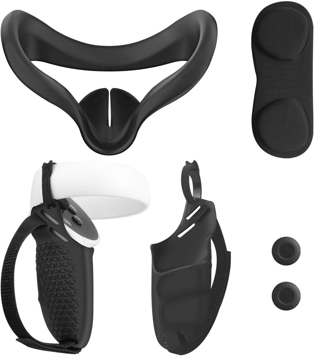 Head Strap with Case Travel, Face Pad, Controller Grips Cover D49681