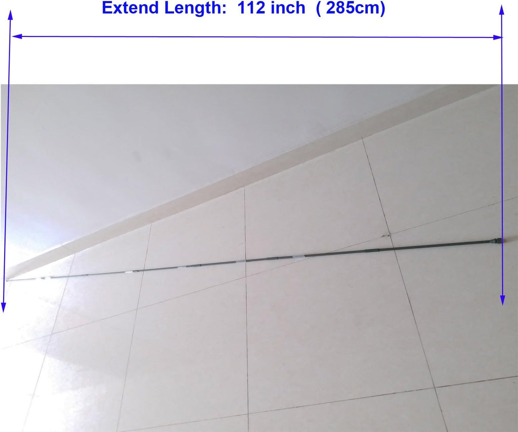 Collapsible 7 Element Whip Antenna 285 CM Length H1368