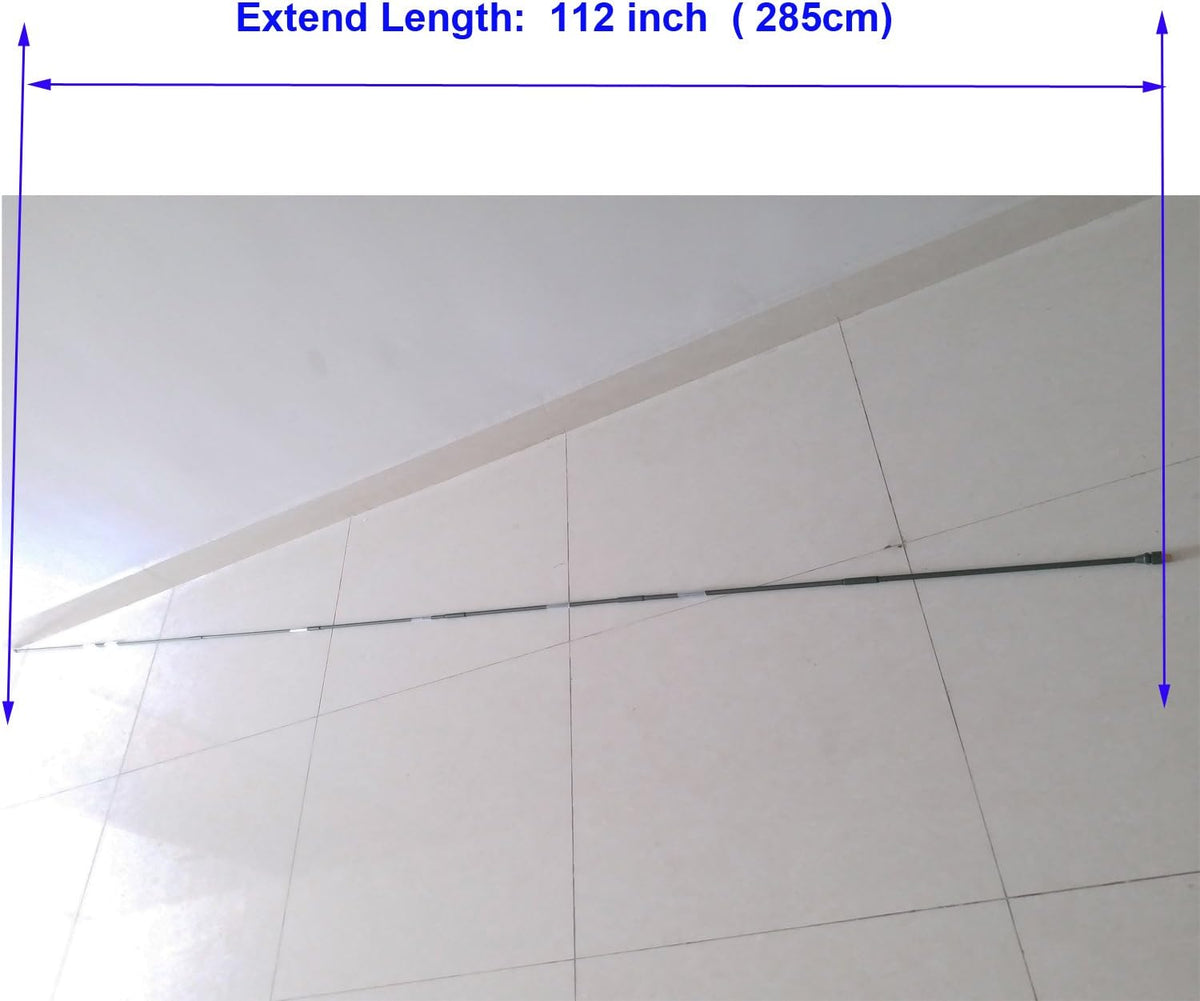 Collapsible 7 Element Whip Antenna 285 CM Length H1368