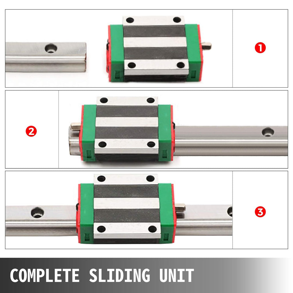 15-300mm Linear Rail with 4X Square Type Carriage Bearing Block O37146
