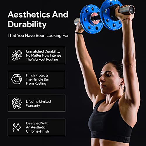 2 Inch Loadable Dumbbell Bar Heavy Duty Handle H671