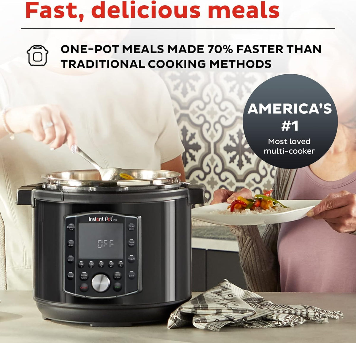 6 Quart 10-in-1 Pressure Cooker T518888