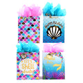 7 x 9 in. Mermaid Party Gift Bags - Case of 180 L723