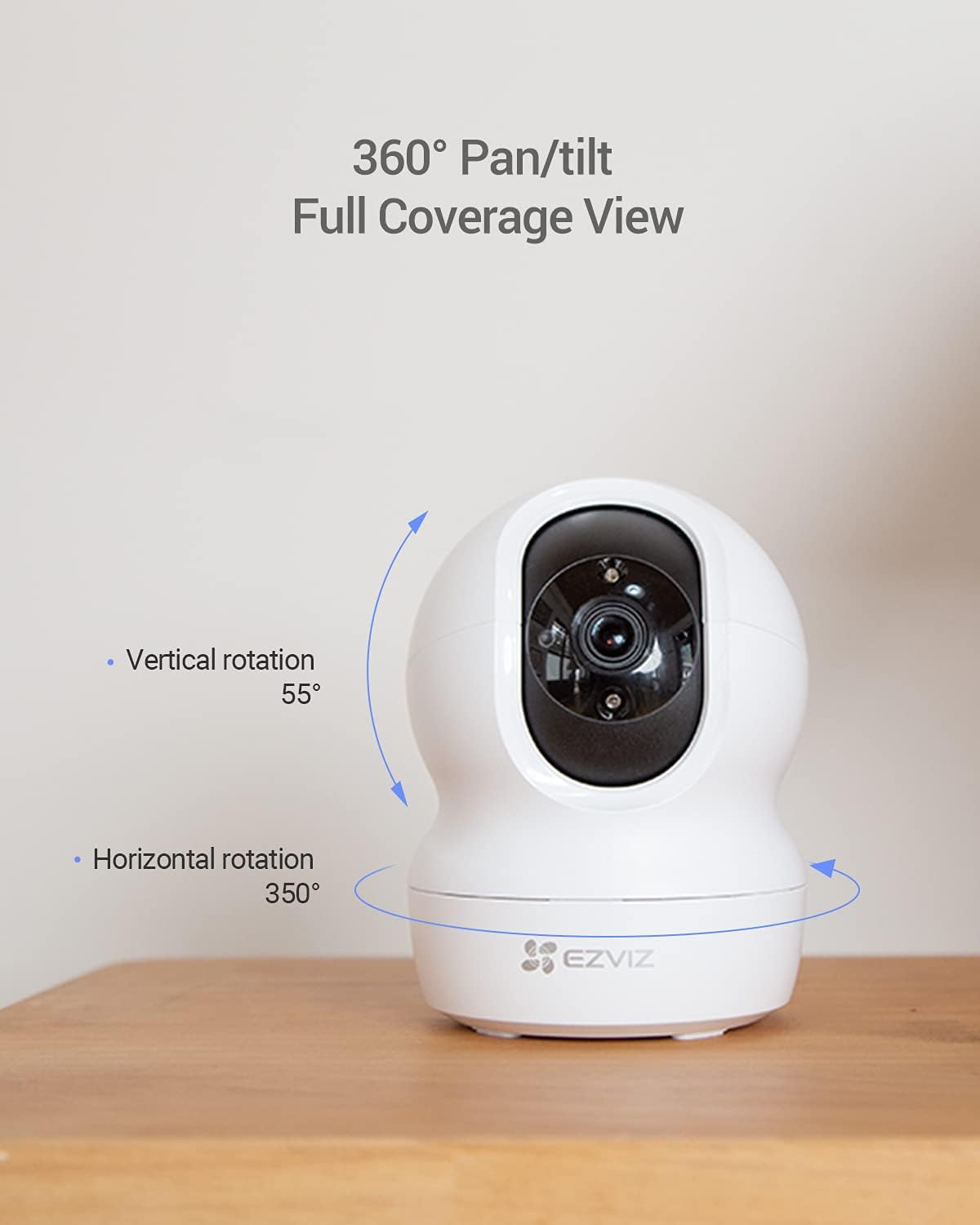 2K WiFi Indoor PTZ Camera with Night Vision O310712