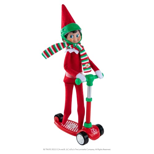 Box Set with Scout Elf Boy (Blue Eyed) and Stand-N-Scoot Elves at Play Accessory (Multi-Item Bundle) L1835