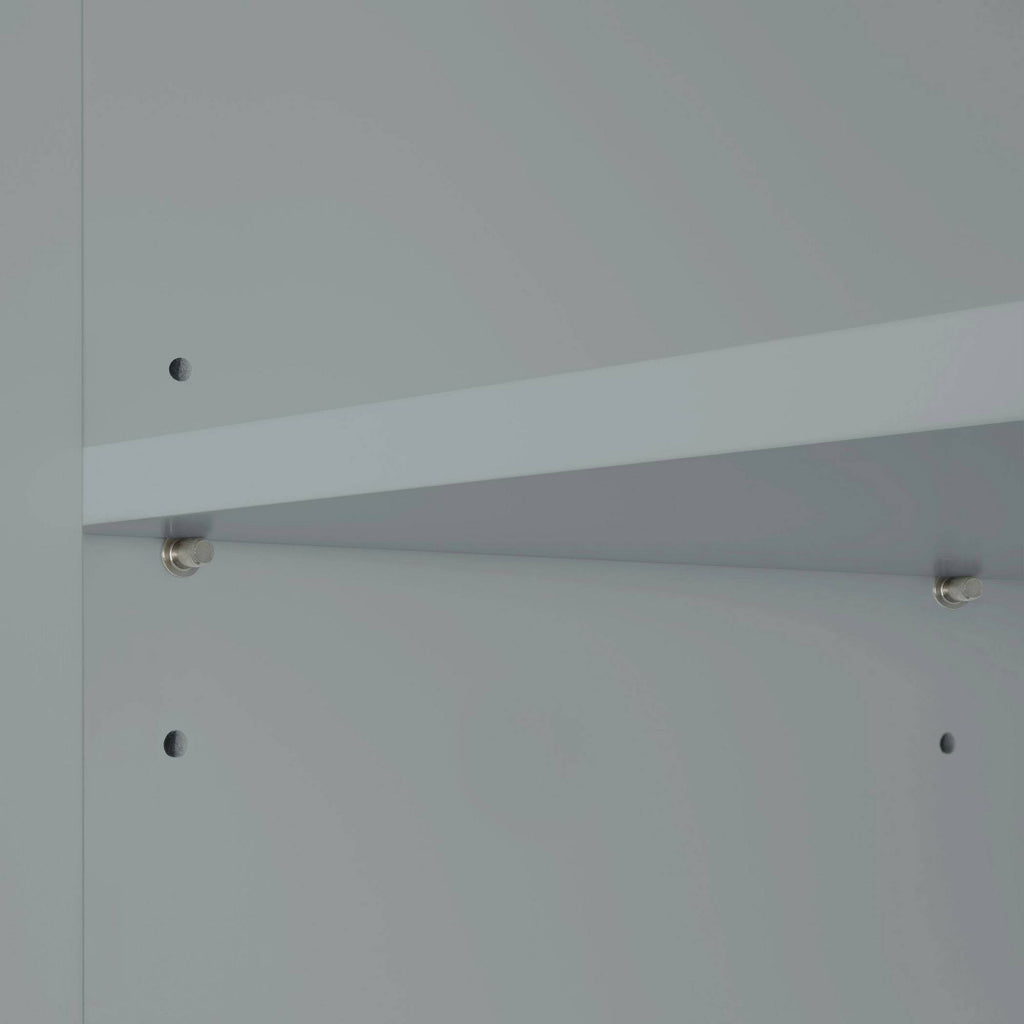 Gray Single Door Floor Cabinet L979