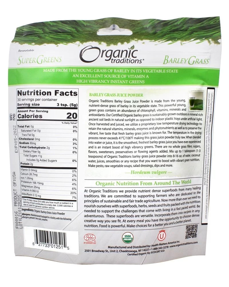 Barley Grass Juice Powder 5.3 oz D8492