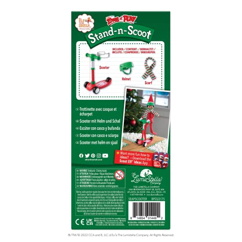 Box Set with Scout Elf Boy (Blue Eyed) and Stand-N-Scoot Elves at Play Accessory (Multi-Item Bundle) L1835