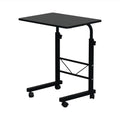 Black Mobile Laptop Desk Adjustable Side Table Z2039