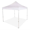 10x10 Pop Up Canopy Tent with Wheeled Roller Bag, White Q4380