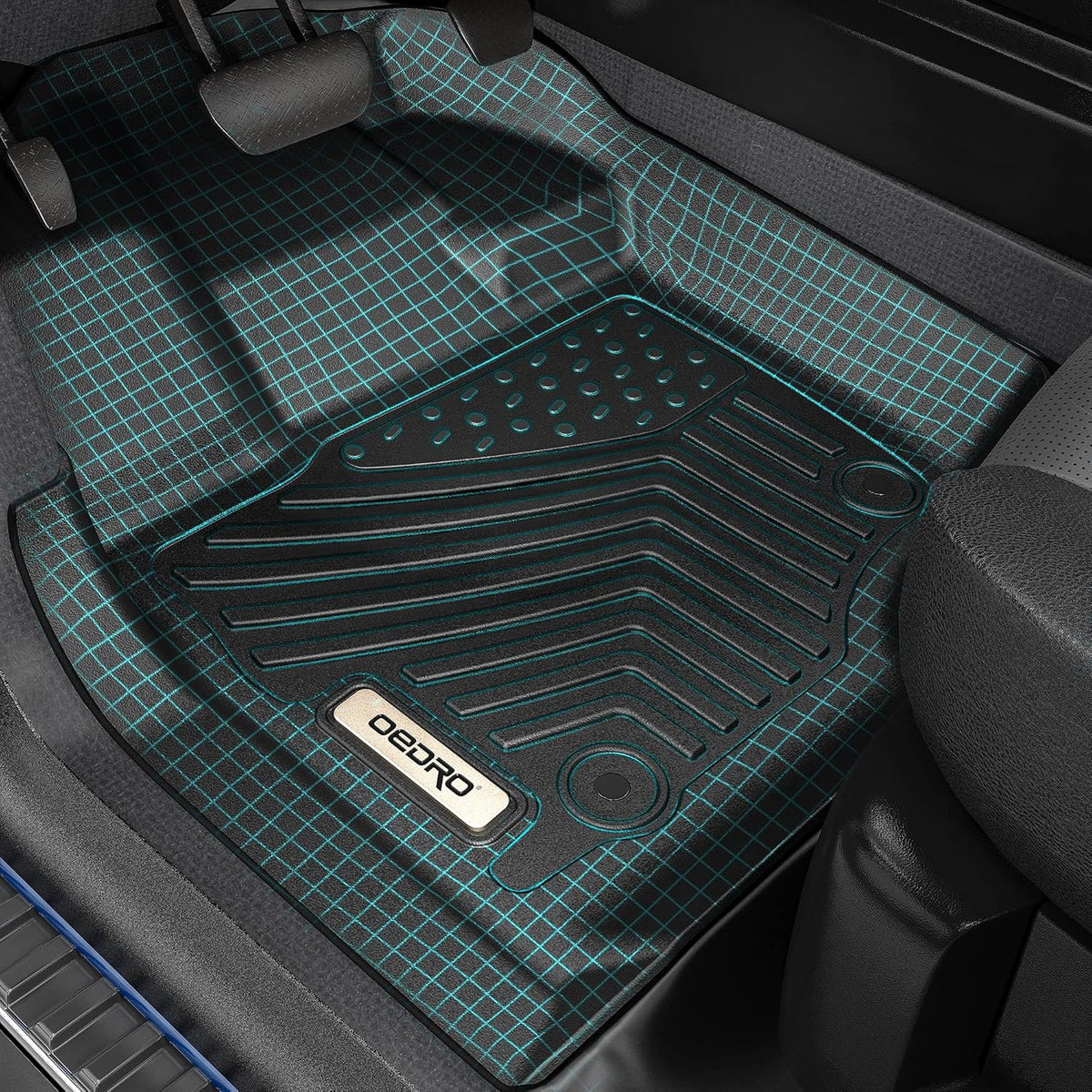 Black TPE All-Weather Floor Mats R277