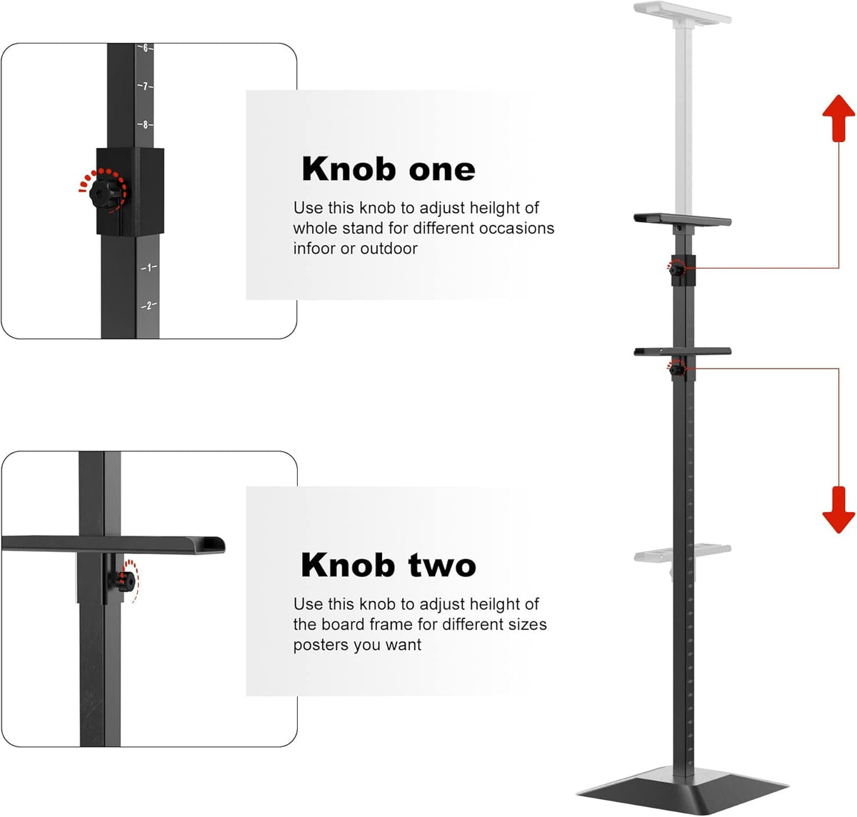 Poster Banner Stand with Scale Pole U564133