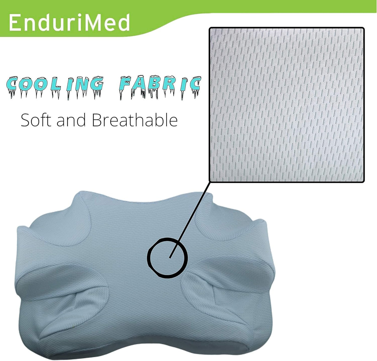 CPAP Pillow Bundle with Cooling Fabric Case O5447