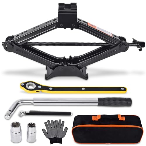 2 Ton Scissor Car Jack Kit with Lug Wrench M613831