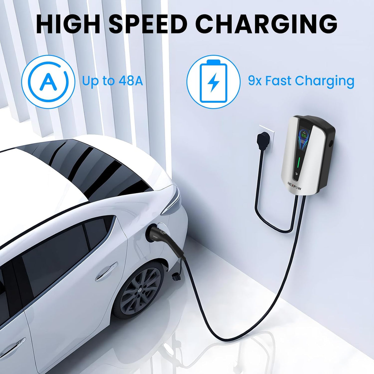 Level 2 EV Charger with 25FT Cable S7623