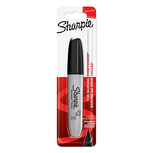 Black Chisel Tip Permanent Markers 2 Count D66468