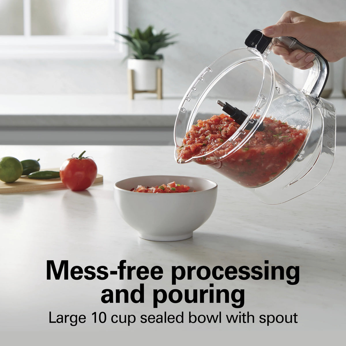 10 Cup Black Food Processor N172490