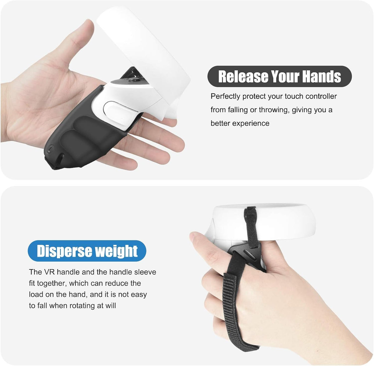 Head Strap with Case Travel, Face Pad, Controller Grips Cover D49681