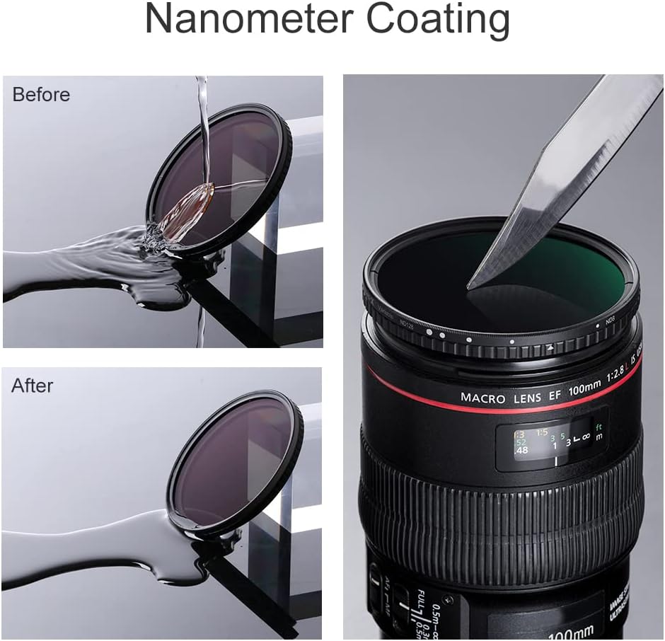 55mm Variable ND Filter ND8-ND128 3-7 Stop L897230