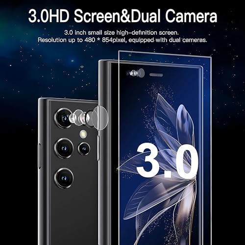 Mini Smartphone Android 3.0 inches Touch Screen 2gb ram 16gb ram Black A386944