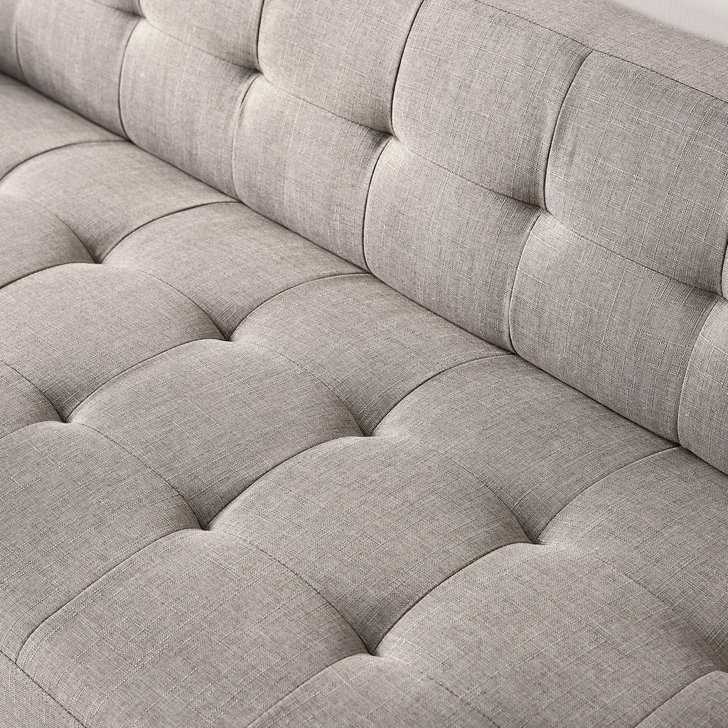 Oatmeal Grey 2-Seater Loveseat I473267