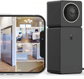 Indoor Security Camera, 1080P HD WiFi, 2 Cams Built-in 1, 360, Motion Detection, Night Vision, 2-Way Audio K79006