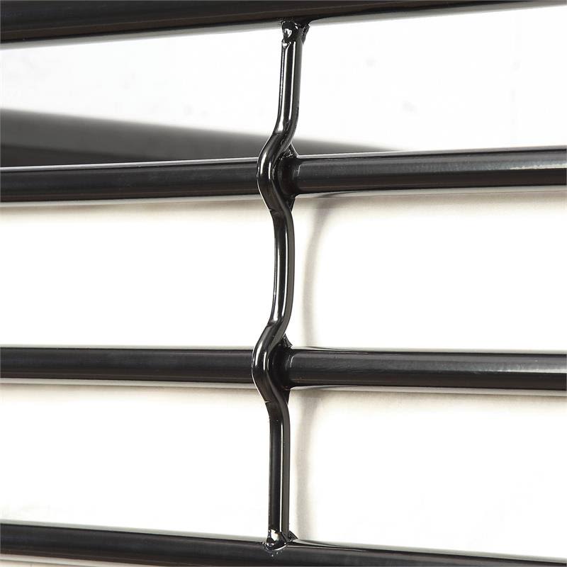 Black Metal Twin Over Futon Bunk Bed W934303