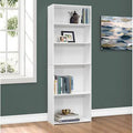 Cherry 5 Shelves Standard Bookcase B393