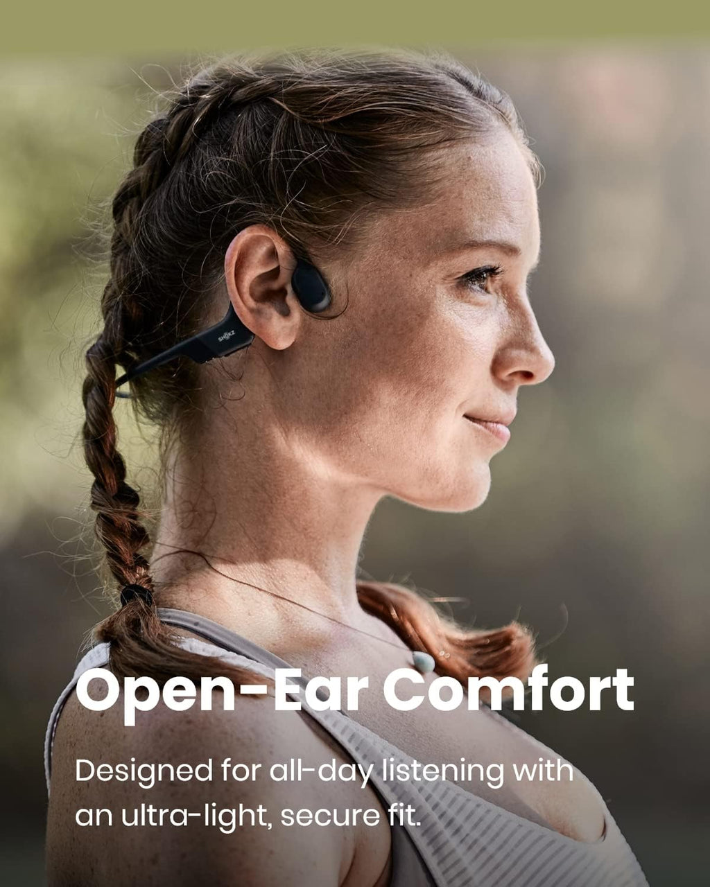 Bone Conduction Open-Ear Bluetooth Sport Headphones with Headband X874