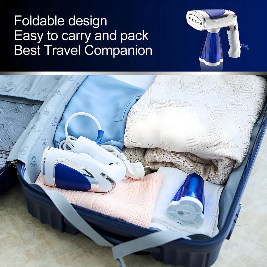1600W Foldable Handheld Fabric Steamer 8.5oz O11844
