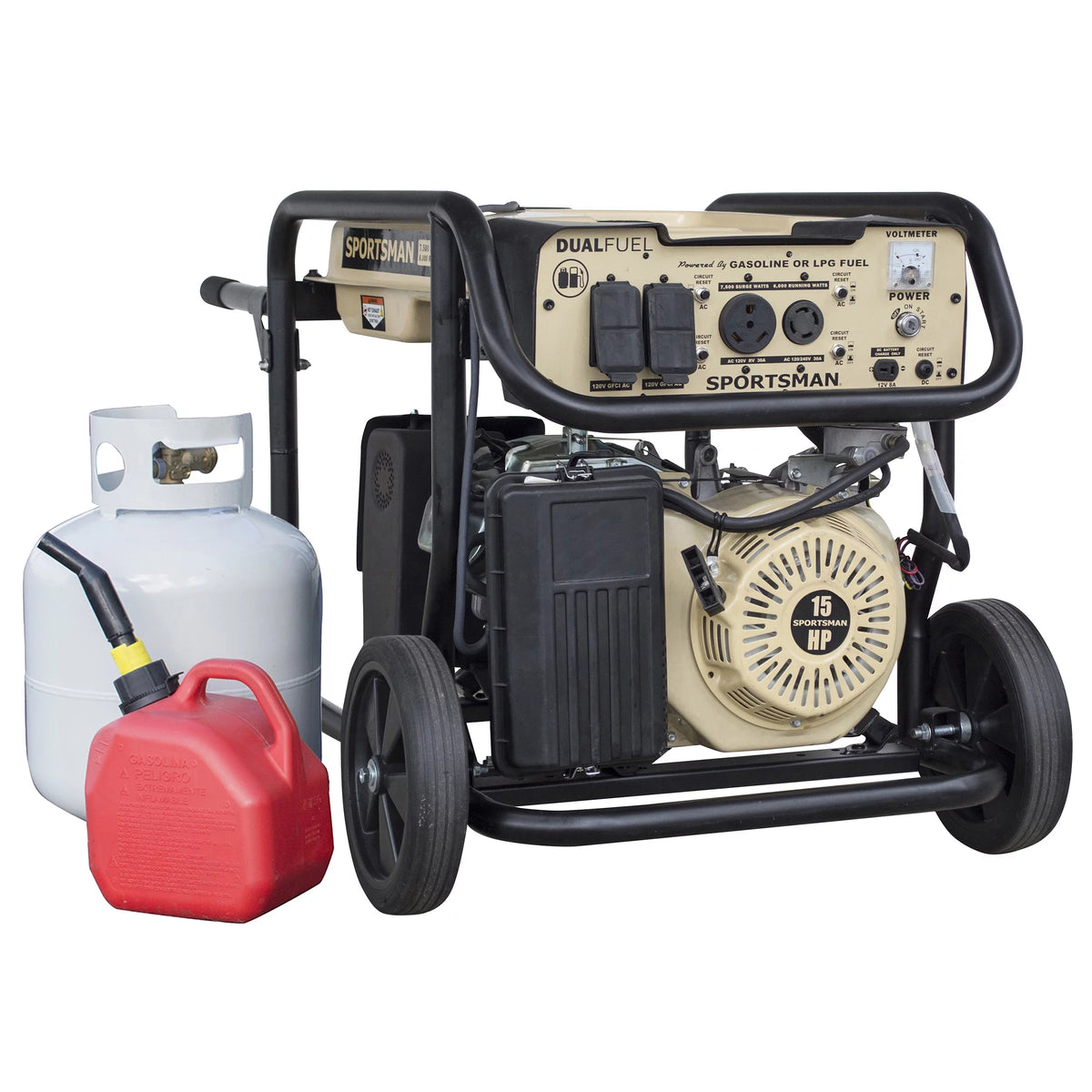 7500 Watt Dual Fuel Generator J998856