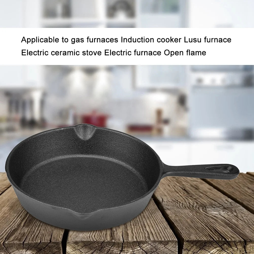 Cast Iron Skillet Non Stick Frying Pan 20cm N5262