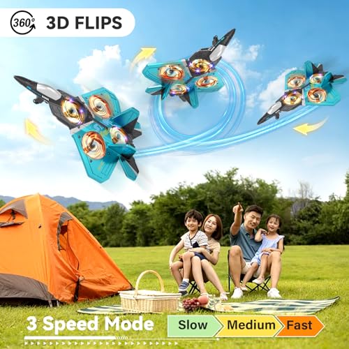 Remote Control Foam Airplane Toy with Light O843971