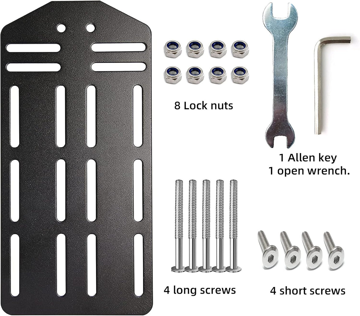 King Bed Headboard Attachment Bracket Modification Plate, Pack of 2 V50805