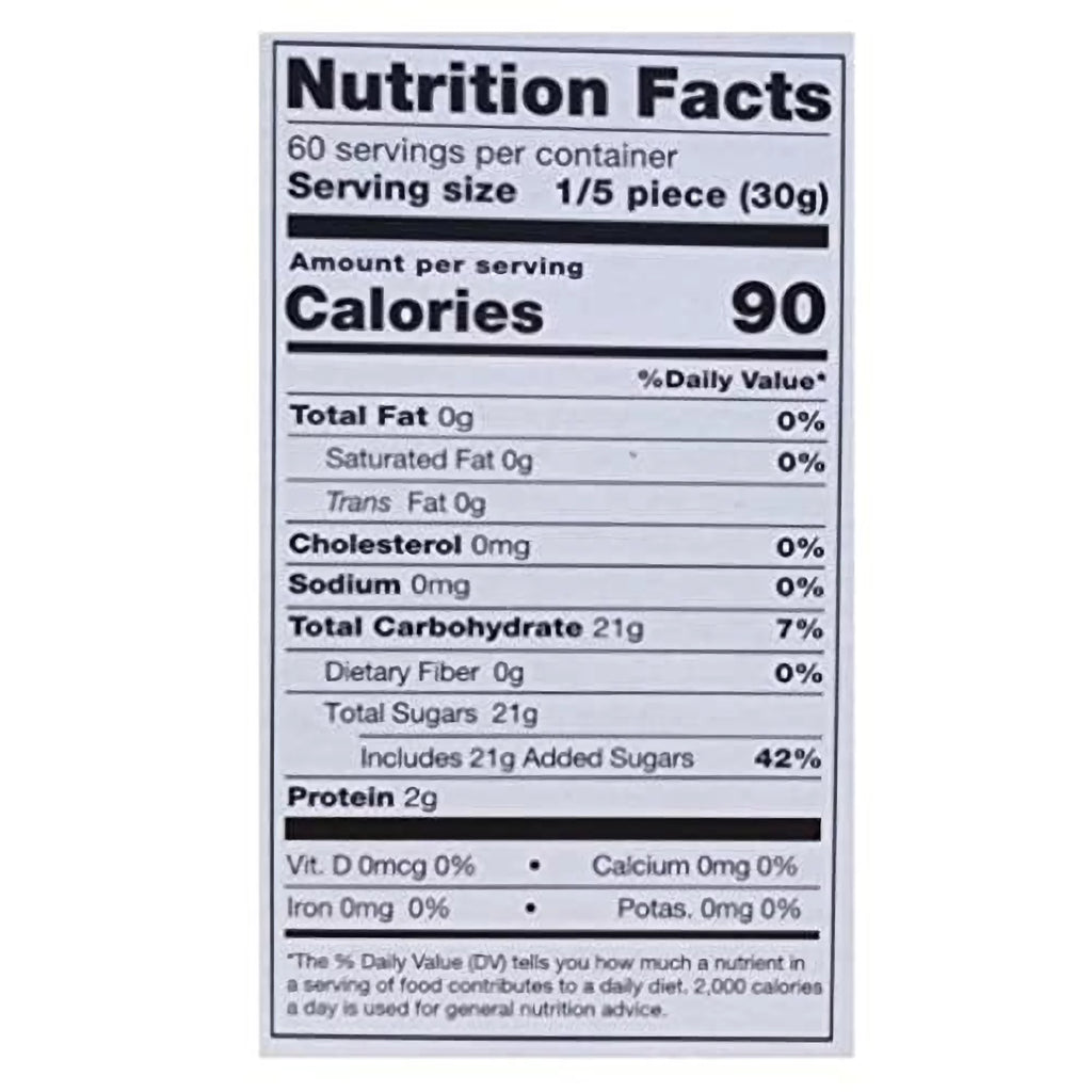Green Apple & Strawberry Gummy 5.29 Ounce Pack of 4 N924