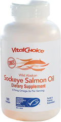 Wild Alaskan Sockeye Salmon Oil Softgels G499017