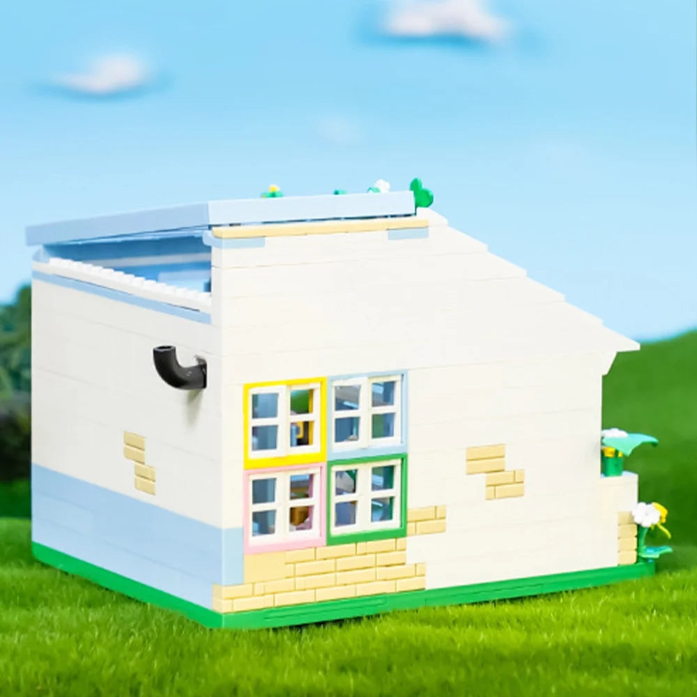 DIY Miniature Dollhouse Kit with Furniture and Flowers, 1:24 Scale J57319