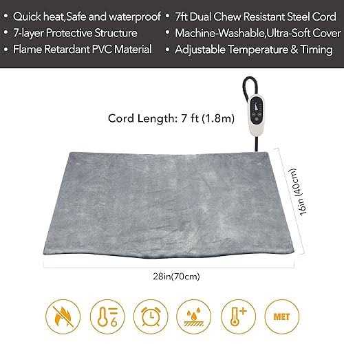 Pet Heating Pad 16 x 18 with Chew Resistant Cord K983648