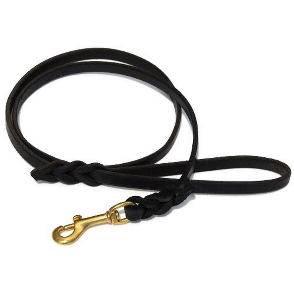 Braided Leather Leash O789