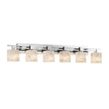 Matte Black 6-Light Bath Bar I641392