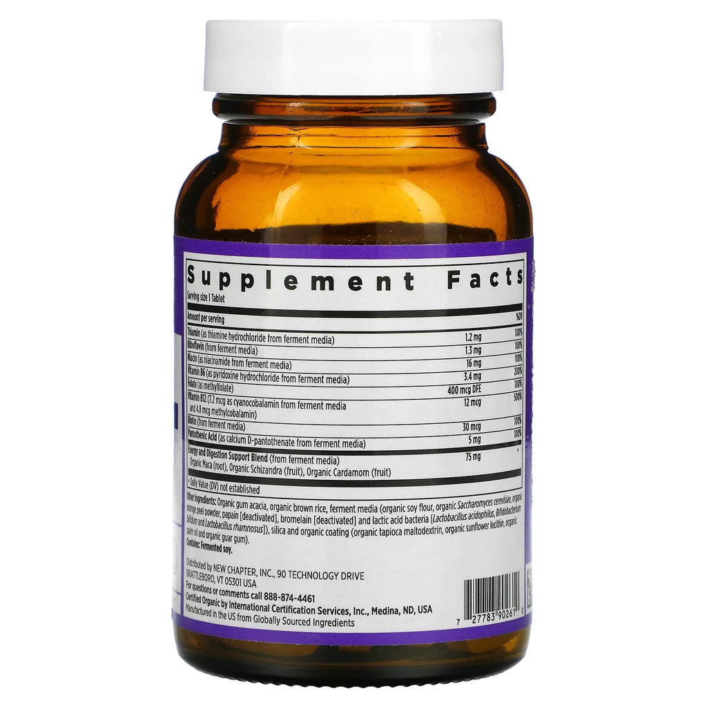 Fermented Vitamin B Complex 60 Vegan Tablets V610603