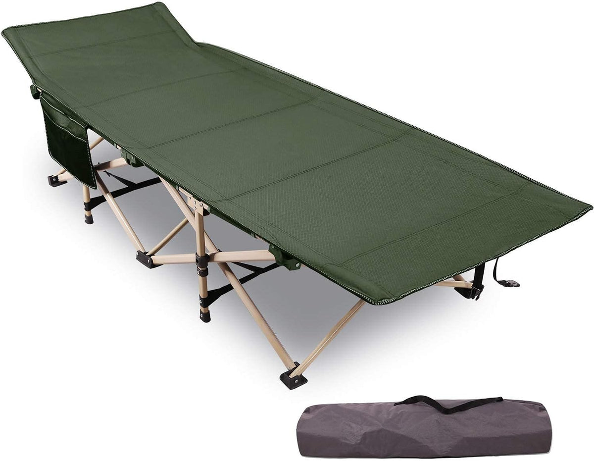 Blue Folding Camping Cot A3911