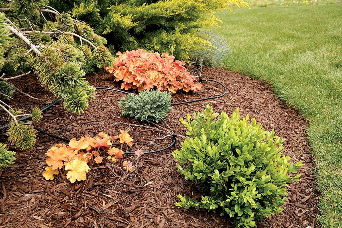 Drip Irrigation Watering Kit with Drippers, Micro-Bubblers and Micro-Sprays E865505
