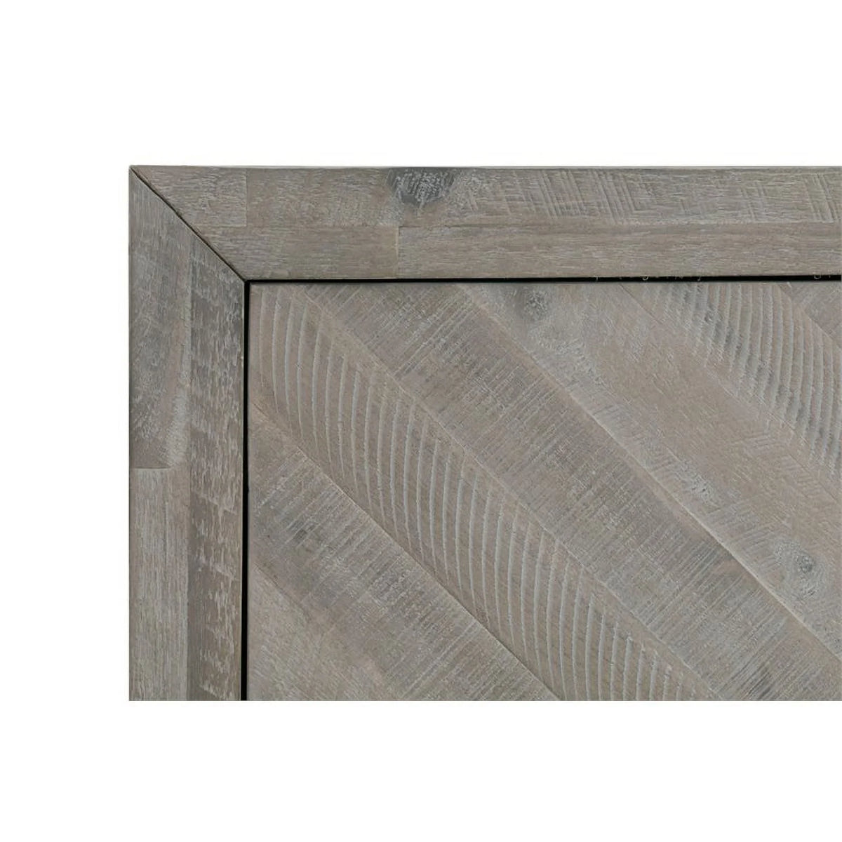 Gray Solid Wood TV Stand W9806